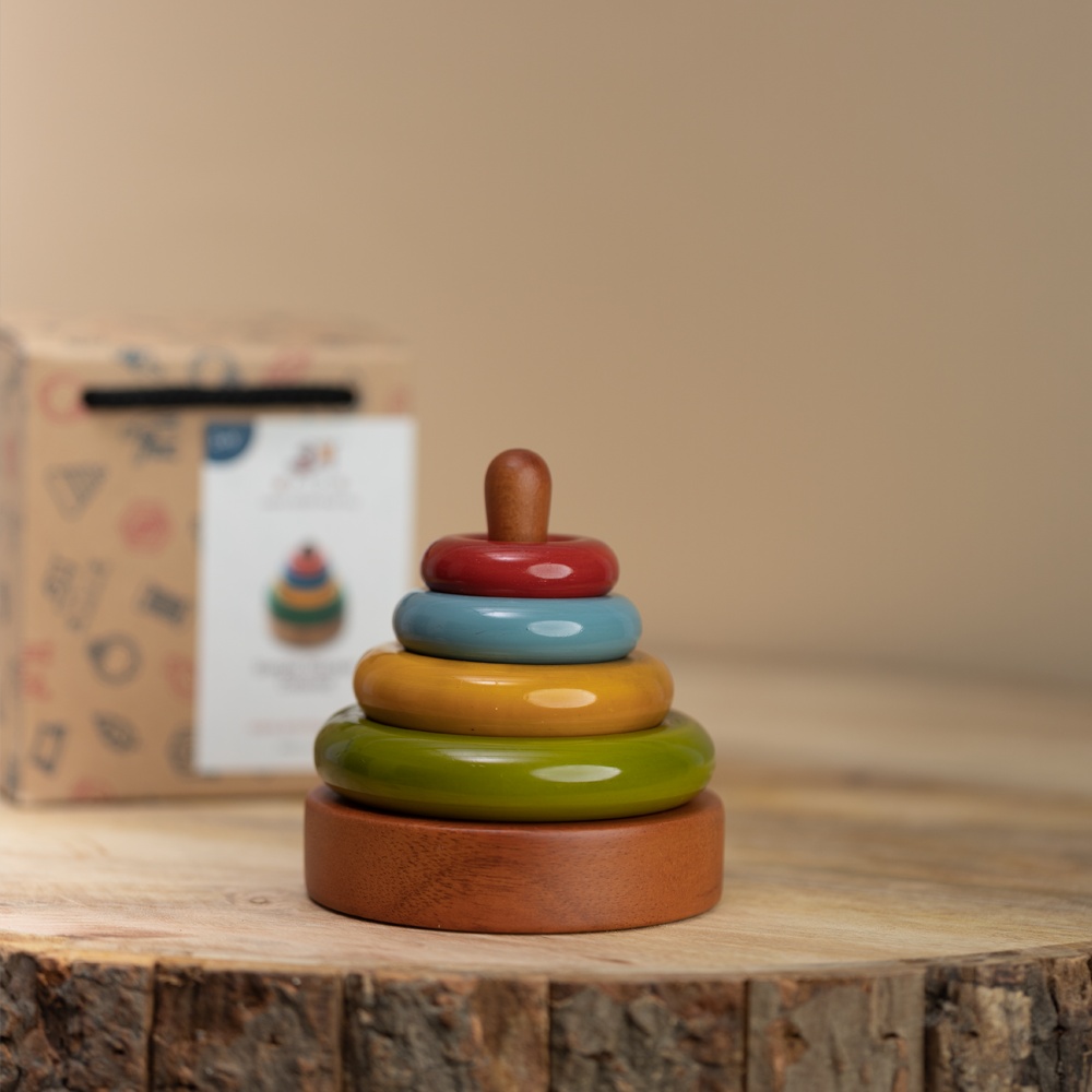Pure Wood Creation Educational Alphabet Blocks and Handmade Wooden Puzzles
